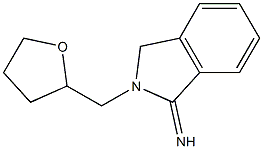 2-(oxolan-2-ylmethyl)-2,3-dihydro-1H-isoindol-1-imine Structure