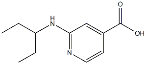 2-(pentan-3-ylamino)pyridine-4-carboxylic acid|