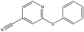2-(phenylsulfanyl)pyridine-4-carbonitrile