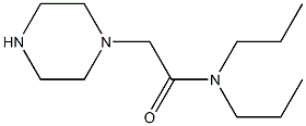 2-(piperazin-1-yl)-N,N-dipropylacetamide Structure