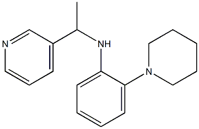 2-(piperidin-1-yl)-N-[1-(pyridin-3-yl)ethyl]aniline|