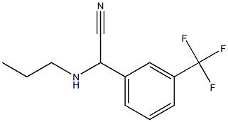 2-(propylamino)-2-[3-(trifluoromethyl)phenyl]acetonitrile