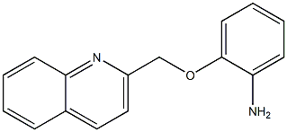 2-(quinolin-2-ylmethoxy)aniline Structure