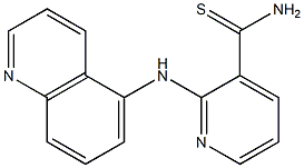 2-(quinolin-5-ylamino)pyridine-3-carbothioamide