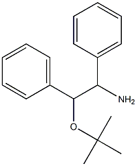 2-(tert-butoxy)-1,2-diphenylethan-1-amine Struktur