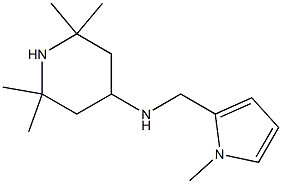 2,2,6,6-tetramethyl-N-[(1-methyl-1H-pyrrol-2-yl)methyl]piperidin-4-amine Struktur