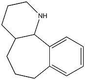 2,3,4,4a,5,6,7,11b-octahydro-1H-benzo[6,7]cyclohepta[1,2-b]pyridine Struktur