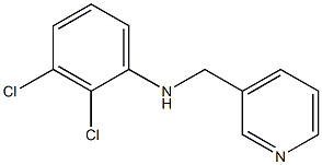 2,3-dichloro-N-(pyridin-3-ylmethyl)aniline Struktur