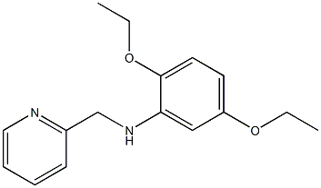  2,5-diethoxy-N-(pyridin-2-ylmethyl)aniline