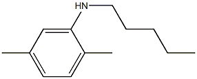 2,5-dimethyl-N-pentylaniline Structure