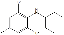  2,6-dibromo-4-methyl-N-(pentan-3-yl)aniline