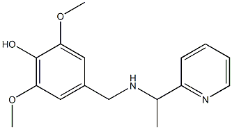 2,6-dimethoxy-4-({[1-(pyridin-2-yl)ethyl]amino}methyl)phenol