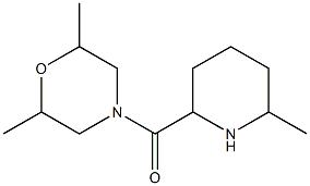 2,6-dimethyl-4-[(6-methylpiperidin-2-yl)carbonyl]morpholine Structure