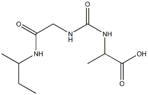 2-[({[2-(sec-butylamino)-2-oxoethyl]amino}carbonyl)amino]propanoic acid|