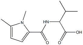 2-[(1,5-dimethyl-1H-pyrrol-2-yl)formamido]-3-methylbutanoic acid Structure