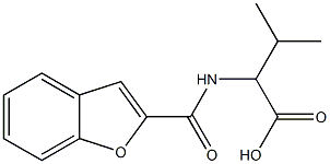 2-[(1-benzofuran-2-ylcarbonyl)amino]-3-methylbutanoic acid Structure