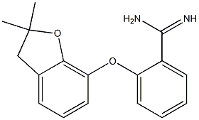 2-[(2,2-dimethyl-2,3-dihydro-1-benzofuran-7-yl)oxy]benzene-1-carboximidamide