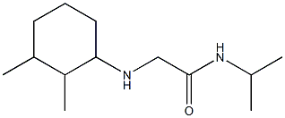  2-[(2,3-dimethylcyclohexyl)amino]-N-(propan-2-yl)acetamide