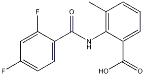 2-[(2,4-difluorobenzoyl)amino]-3-methylbenzoic acid