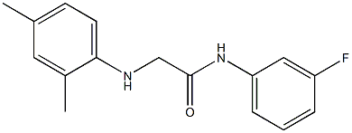  2-[(2,4-dimethylphenyl)amino]-N-(3-fluorophenyl)acetamide