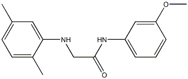  2-[(2,5-dimethylphenyl)amino]-N-(3-methoxyphenyl)acetamide