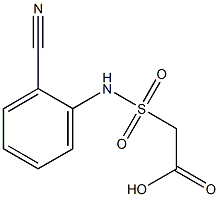  2-[(2-cyanophenyl)sulfamoyl]acetic acid