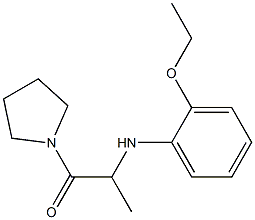 2-[(2-ethoxyphenyl)amino]-1-(pyrrolidin-1-yl)propan-1-one|