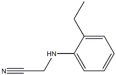 2-[(2-ethylphenyl)amino]acetonitrile 化学構造式