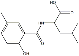 2-[(2-hydroxy-5-methylphenyl)formamido]-4-methylpentanoic acid