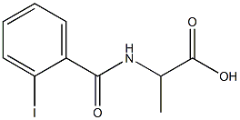 2-[(2-iodobenzoyl)amino]propanoic acid|
