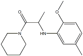 2-[(2-methoxy-5-methylphenyl)amino]-1-(piperidin-1-yl)propan-1-one