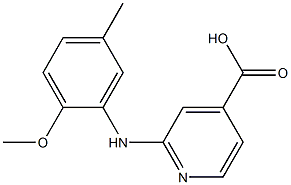 2-[(2-methoxy-5-methylphenyl)amino]pyridine-4-carboxylic acid