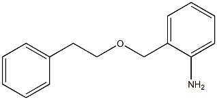 2-[(2-phenylethoxy)methyl]aniline Struktur