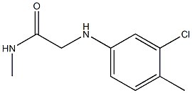  2-[(3-chloro-4-methylphenyl)amino]-N-methylacetamide