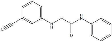 2-[(3-cyanophenyl)amino]-N-phenylacetamide