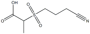 2-[(3-cyanopropyl)sulfonyl]propanoic acid