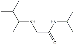 2-[(3-methylbutan-2-yl)amino]-N-(propan-2-yl)acetamide Structure