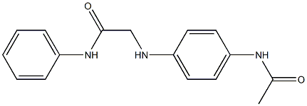  2-[(4-acetamidophenyl)amino]-N-phenylacetamide
