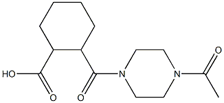  2-[(4-acetylpiperazin-1-yl)carbonyl]cyclohexanecarboxylic acid