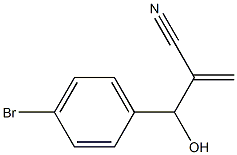 2-[(4-bromophenyl)(hydroxy)methyl]prop-2-enenitrile Structure