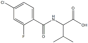 2-[(4-chloro-2-fluorophenyl)formamido]-3-methylbutanoic acid