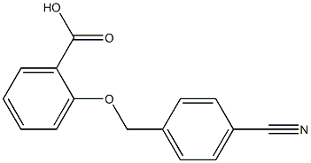 2-[(4-cyanophenyl)methoxy]benzoic acid