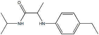  2-[(4-ethylphenyl)amino]-N-(propan-2-yl)propanamide