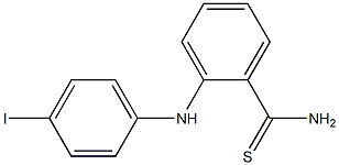 2-[(4-iodophenyl)amino]benzene-1-carbothioamide