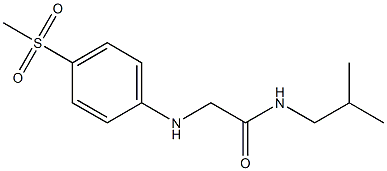 2-[(4-methanesulfonylphenyl)amino]-N-(2-methylpropyl)acetamide