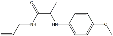 2-[(4-methoxyphenyl)amino]-N-(prop-2-en-1-yl)propanamide