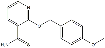 2-[(4-methoxyphenyl)methoxy]pyridine-3-carbothioamide|