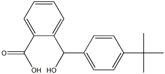 2-[(4-tert-butylphenyl)(hydroxy)methyl]benzoic acid Structure