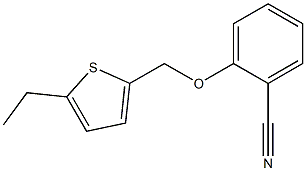  2-[(5-ethylthiophen-2-yl)methoxy]benzonitrile