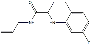 2-[(5-fluoro-2-methylphenyl)amino]-N-(prop-2-en-1-yl)propanamide